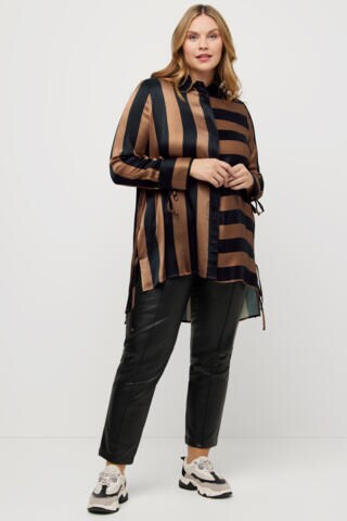 Ulla Popken Blouse in Bruin: voorkant