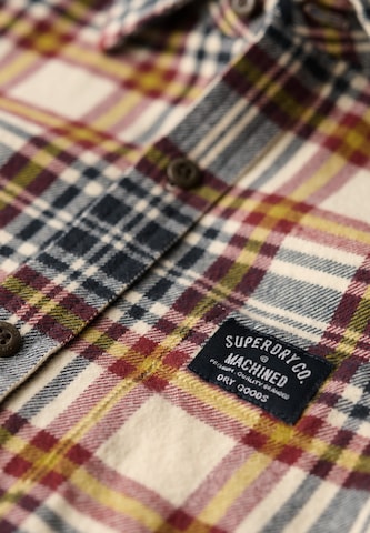 Superdry Comfort fit Overhemd in Beige