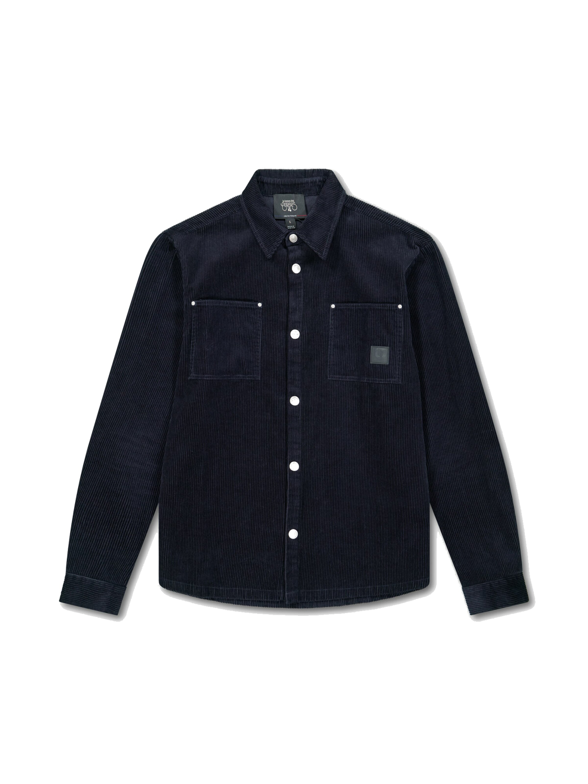 Fit confort Chemise 'Mage' Le Temps Des Cerises en bleu : devant