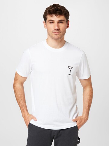 T-Shirt 'Destive' HUGO en blanc : devant