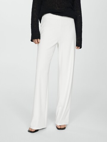 MANGO Regular Pants 'ATIS2' in White: front