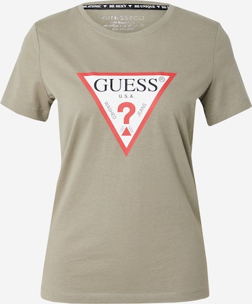 GUESS Футболка в Зеленый: спереди