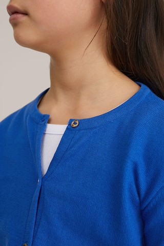 WE Fashion Strickjacke in Blau