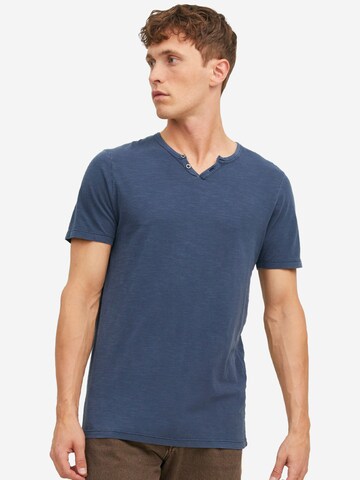 JACK & JONES Shirt 'Split' in Blue