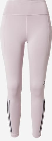 ADIDAS PERFORMANCE Skinny Sporthose 'DailyRun' in Lila: predná strana