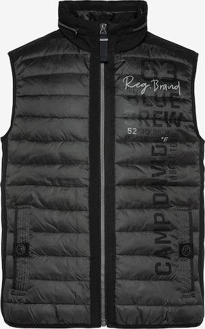 CAMP DAVID Vest in Grey: front