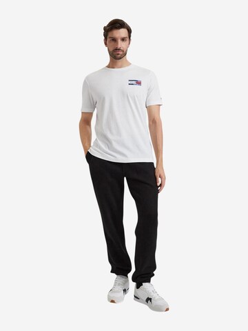 TOMMY HILFIGER Regular Sportbroek 'ESSENTIAL FLEECE SWE MW0MW37231' in Zwart