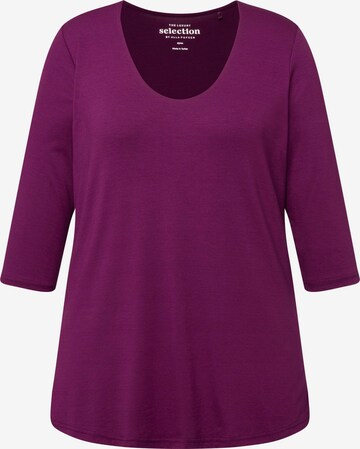 T-shirt Ulla Popken en violet : devant