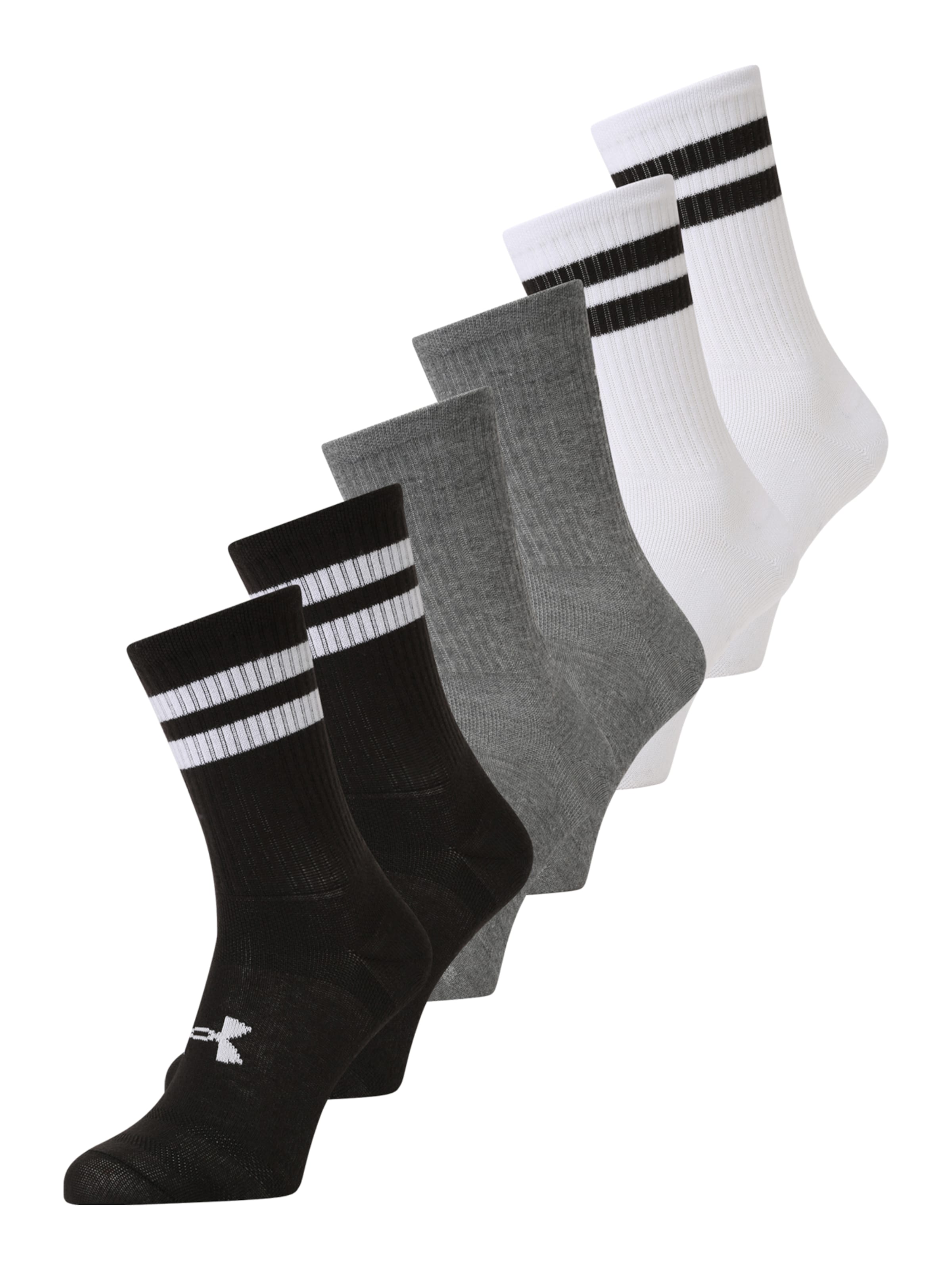 UNDER ARMOUR Sports socks 'Essential' in Grey: front