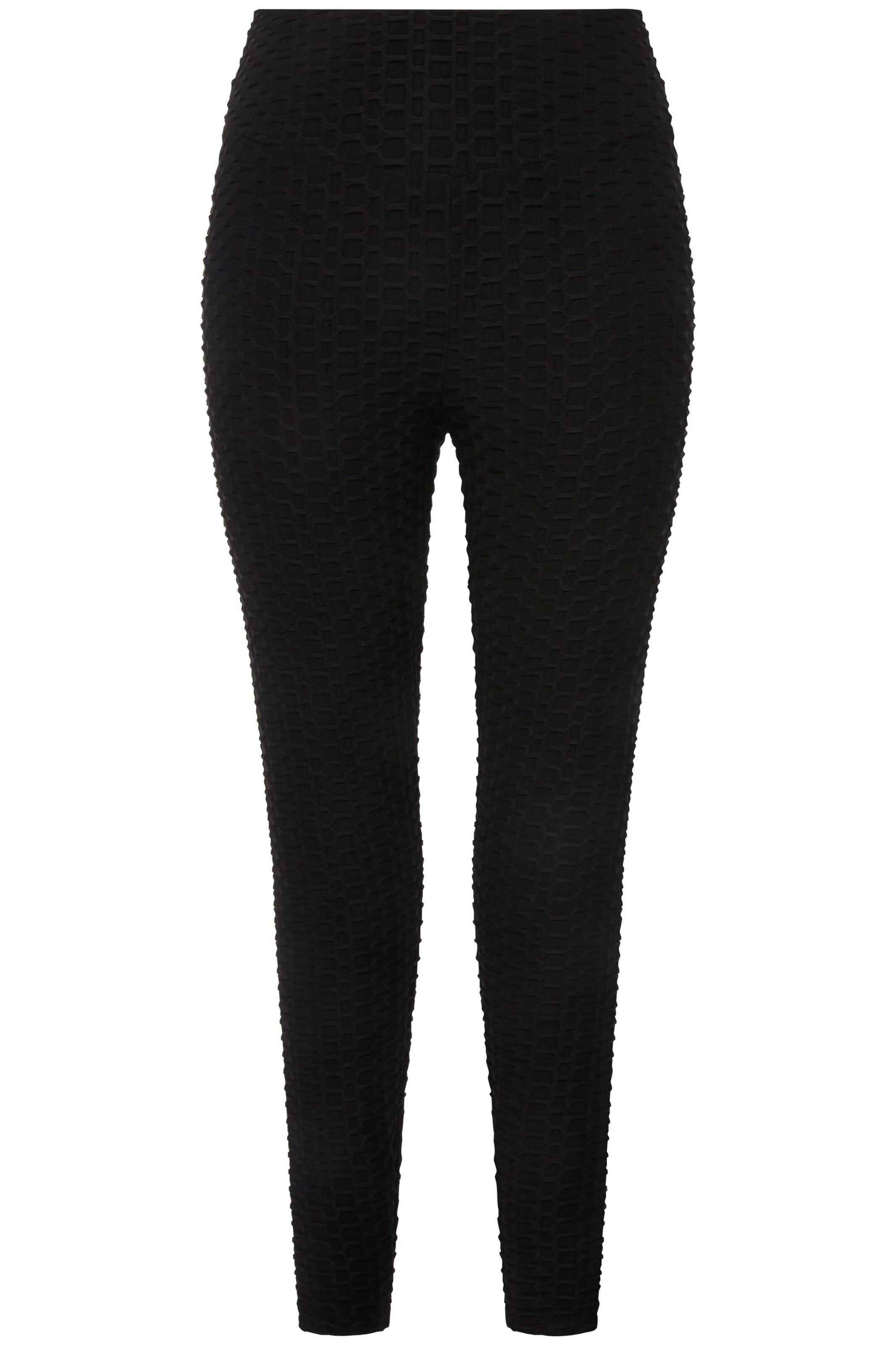 Ulla Popken Skinny Leggings in Zwart: voorkant