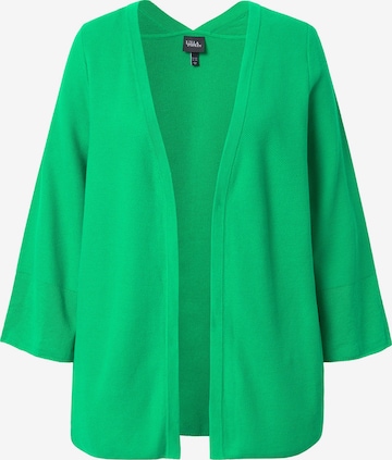Cardigan Ulla Popken en vert : devant