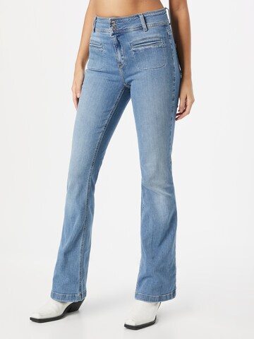 Liu Jo Flared Jeans in Blauw: voorkant