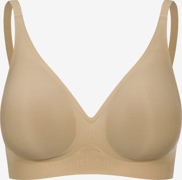 Reggiseno 'Air Sense Comfort Light Push Up Bra' di cfab in beige: frontale