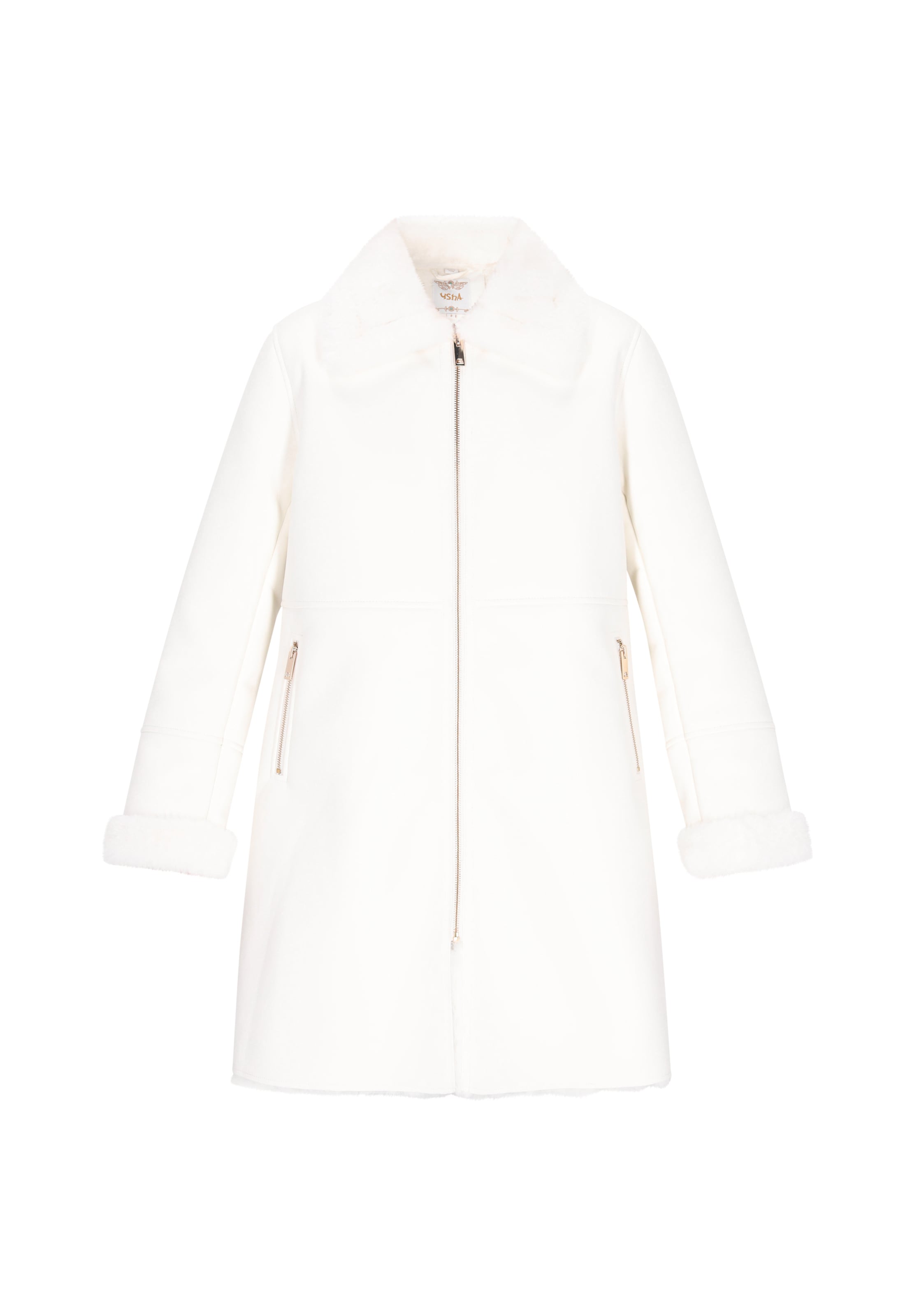 usha FESTIVAL Talvemantel, värv valge: eest vaates