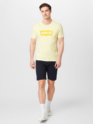 LEVI'S ®regular Majica 'Graphic Crewneck Tee' - žuta boja