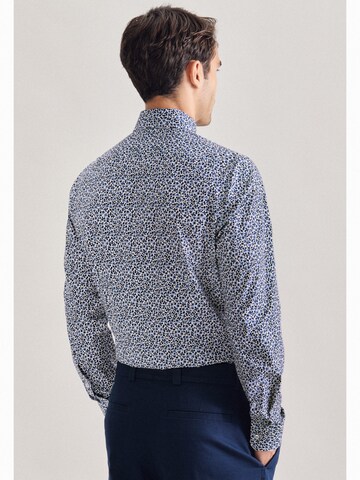 SEIDENSTICKER Slim fit Button Up Shirt in Blue