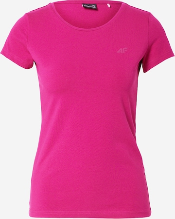 4F - Camiseta funcional en rosa: frente