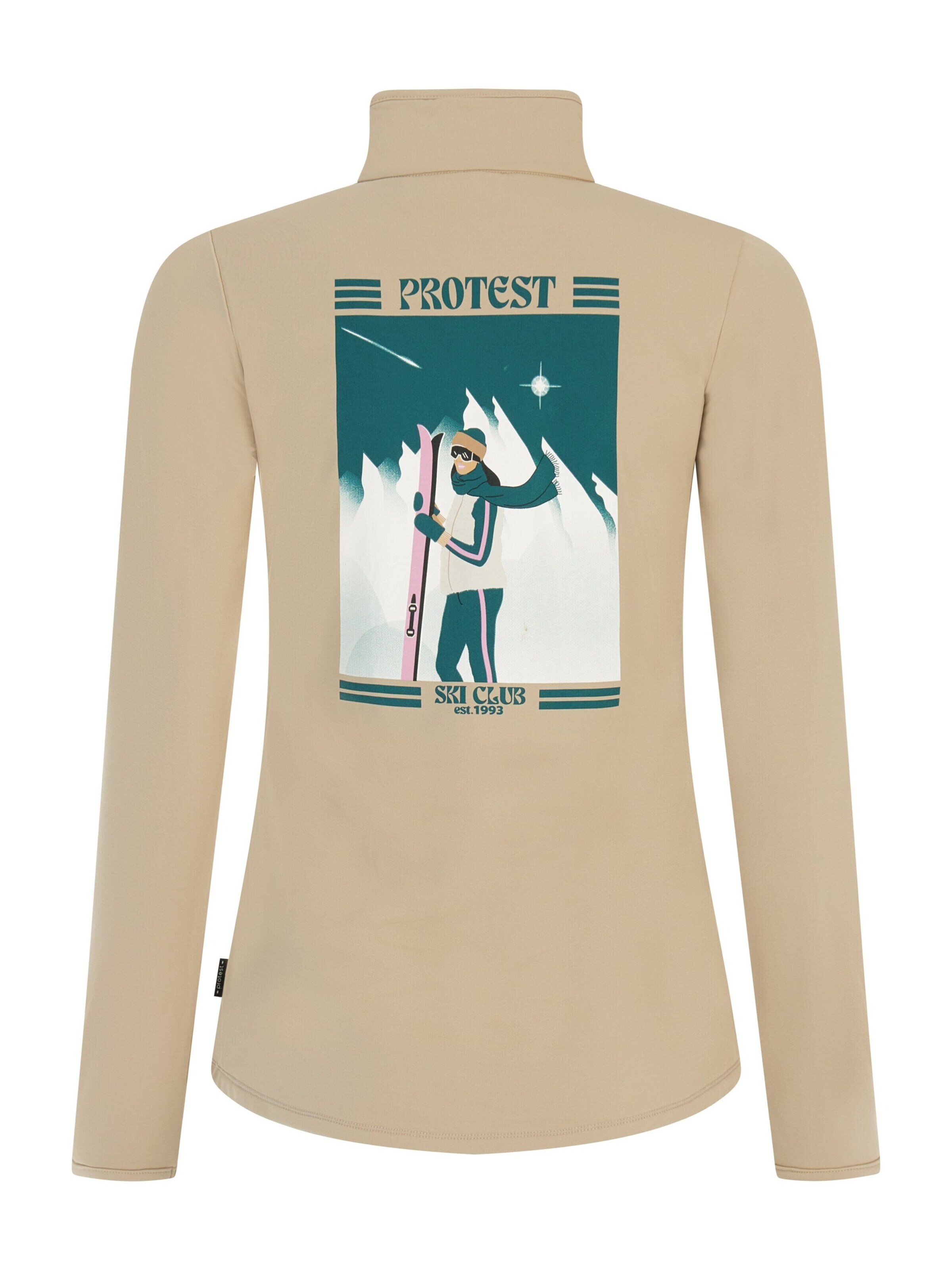 PROTEST Sportief sweatshirt 'PRTGentle' in Bruin