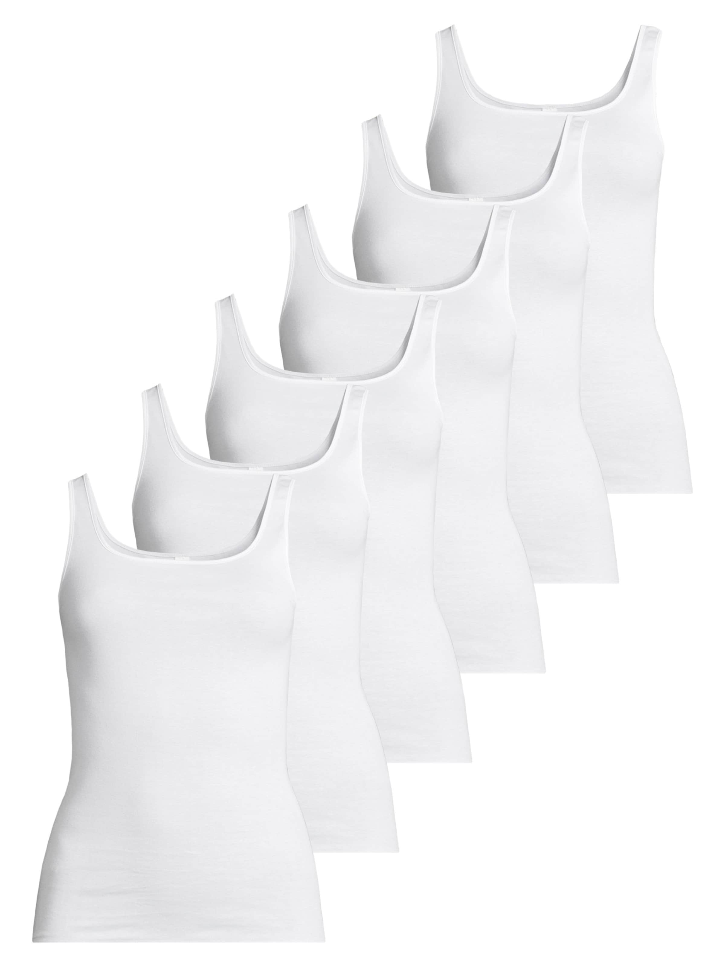 Nina von C. Undershirt 'Fine Cotton' in White: front