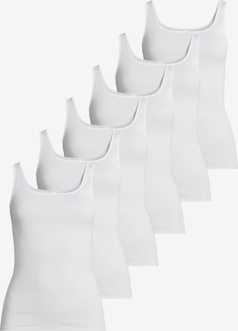 Nina von C. Unterhemd 'Fine Cotton' in Weiß: Vorderseite