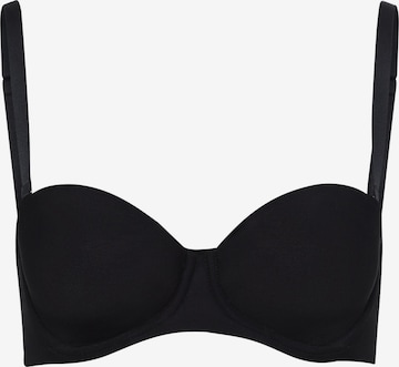 Hanro - Soutien ' Allure Bandeau ' em preto: frente