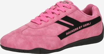 Sneaker low de la Dockers by Gerli pe roz: față