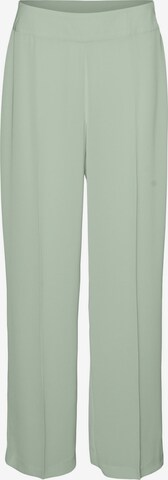 Wide Leg Pantalon à plis 'GISELLE' VERO MODA en vert : devant