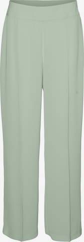 VERO MODA Wide leg Pleated Pants 'GISELLE' in Green: front