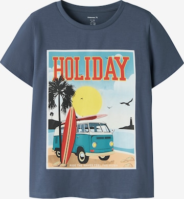 NAME IT Тениска в синьо: отпред