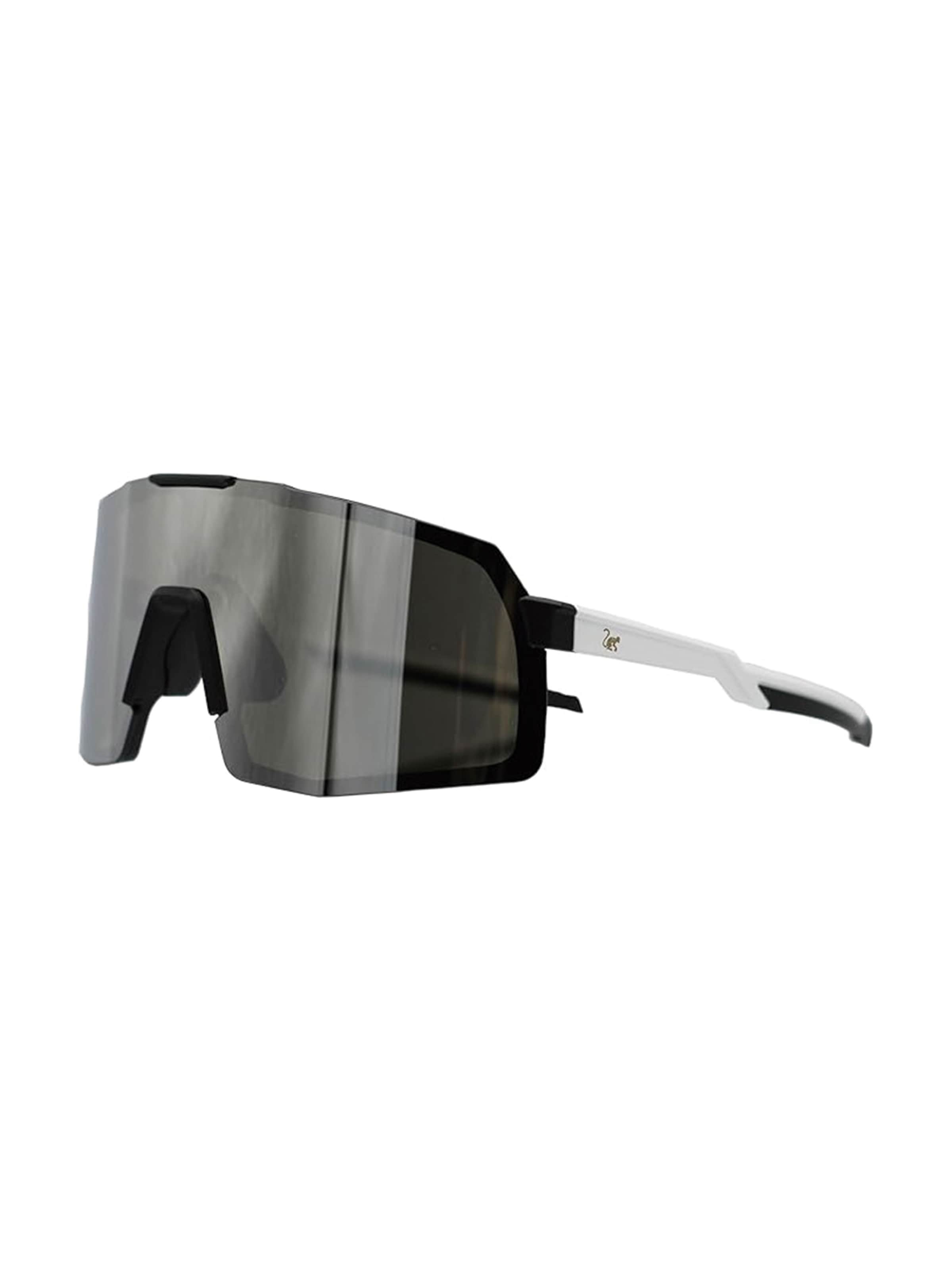 Lunettes de soleil sport Surf Monkey en blanc : devant