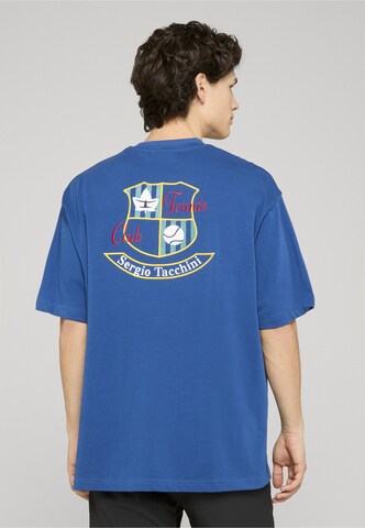 Sergio Tacchini - Camisa 'Sosimo' em azul: frente