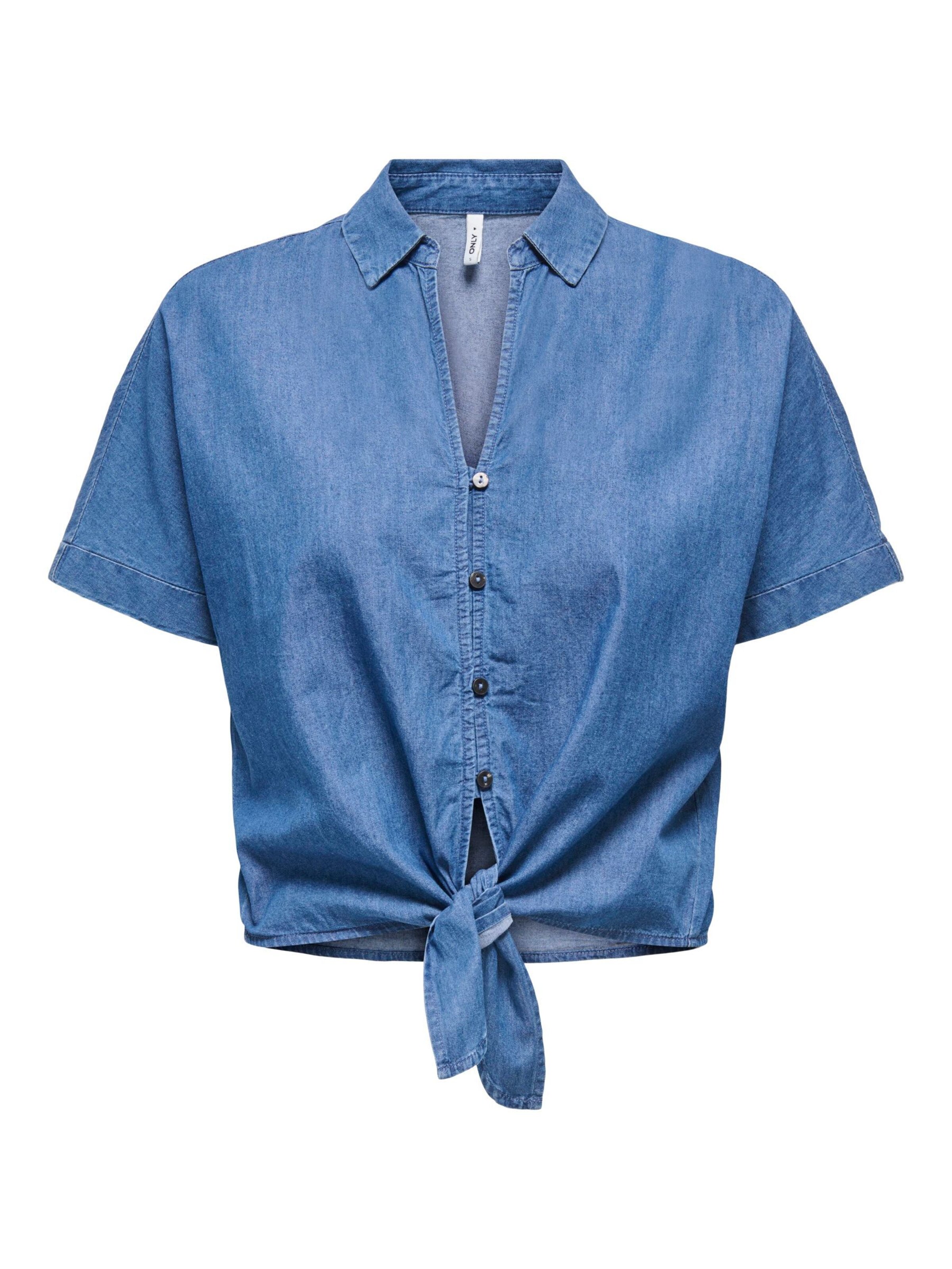 Camicia da donna 'ONLNova' di ONLY in blu: frontale