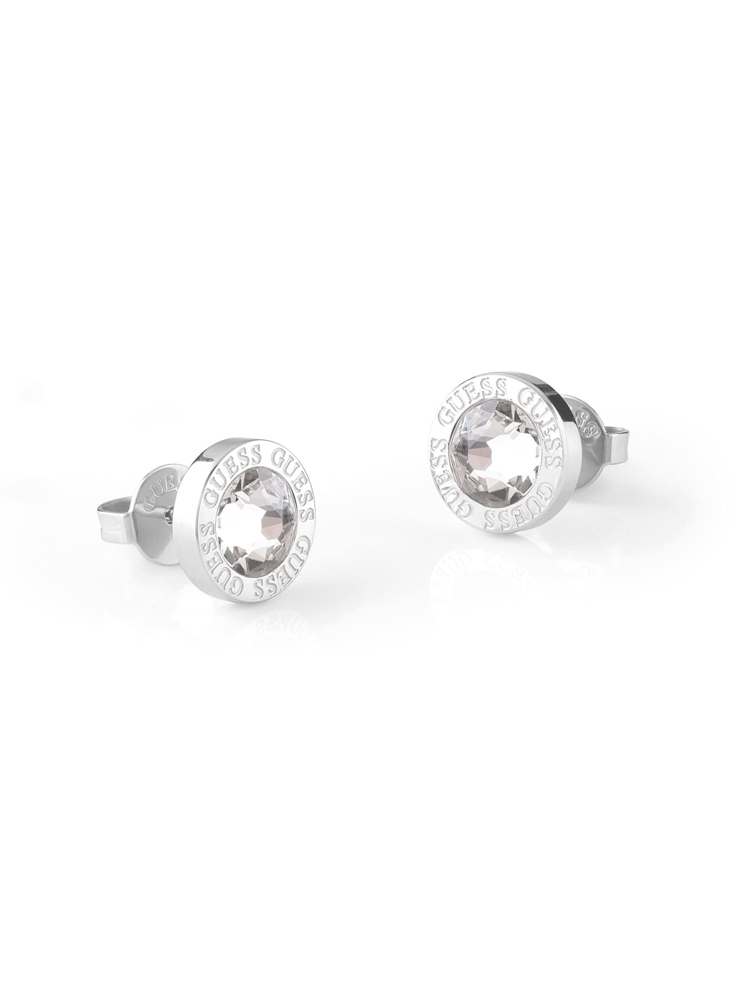 GUESS Earrings 'Color My Day' in Silver: front