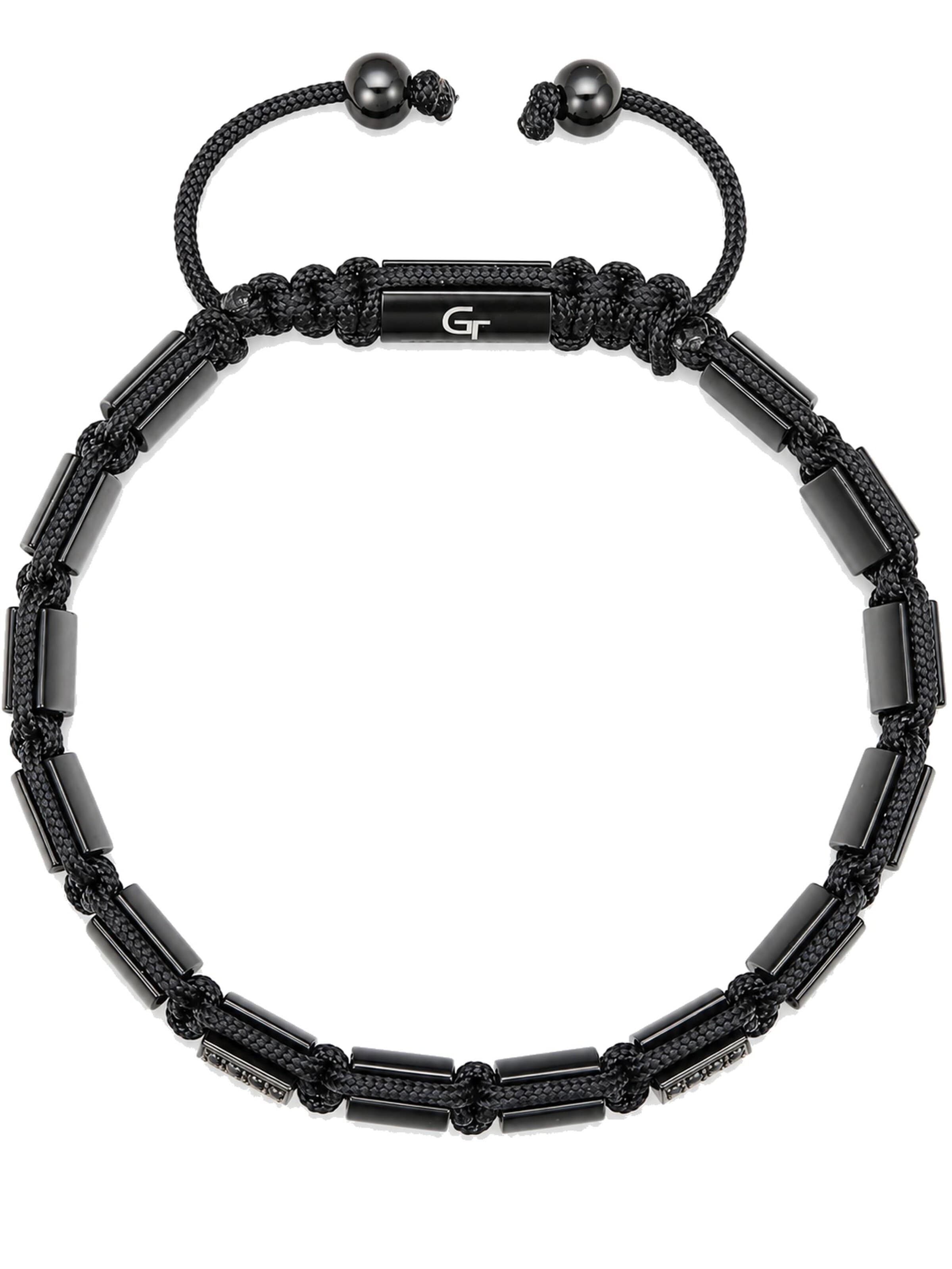 juoda GT Collection Apyrankė 'Flat-Bead'