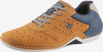 RIEKER Athletic Lace-Up Shoes in Orange: front