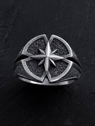 REYTEL Ring 'COMPASS' in Silber