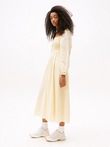 Tommy Jeans Dress in Yellow: front