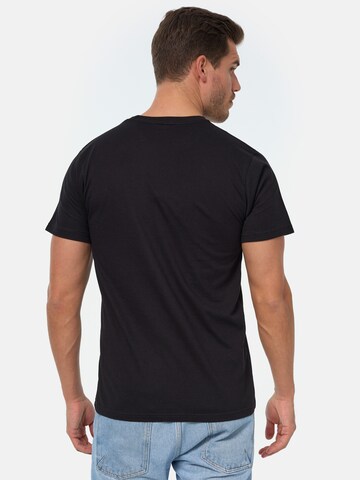 Mikon - Camiseta 'Welle' en negro