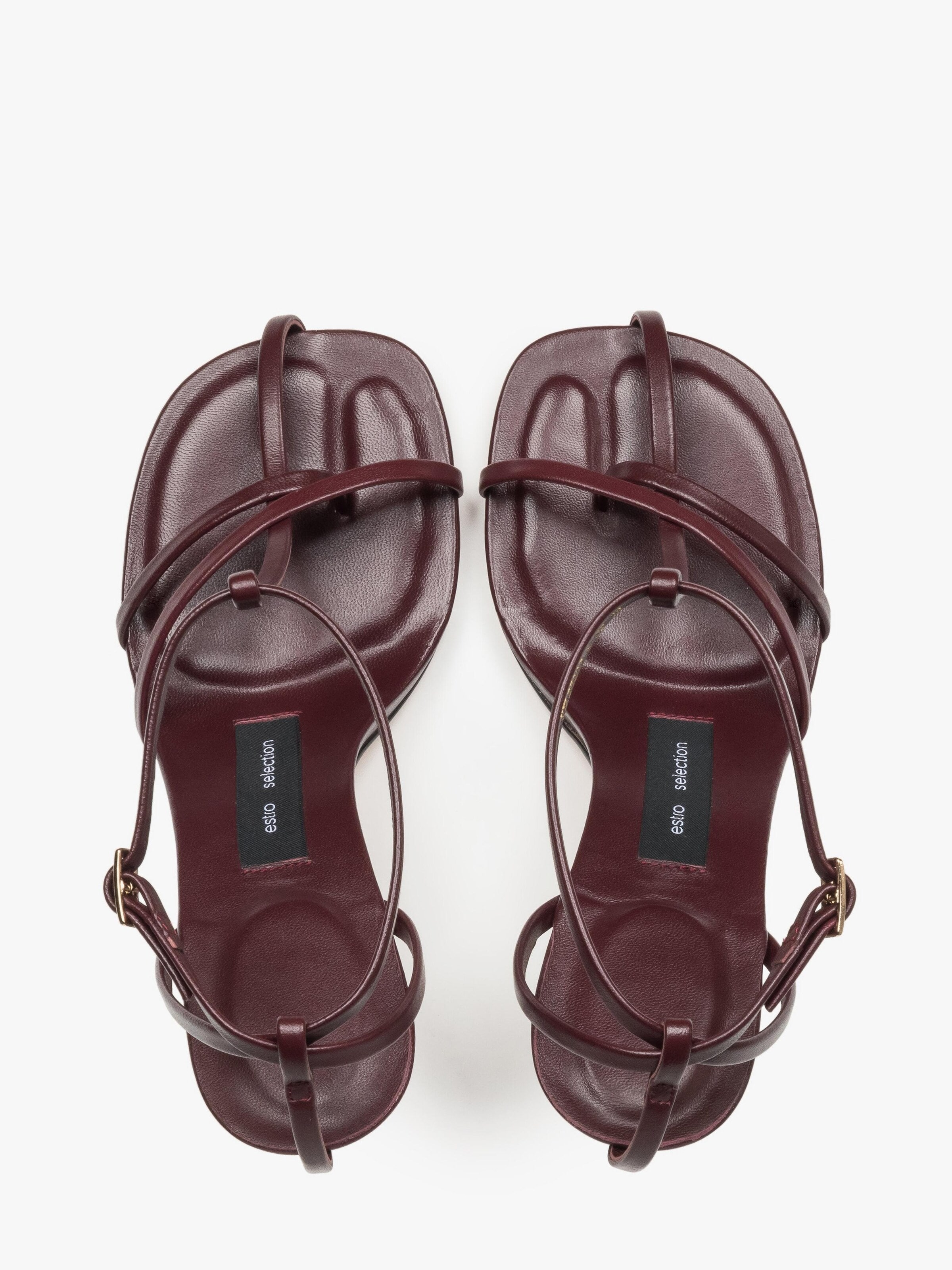 Estro Sandal i röd