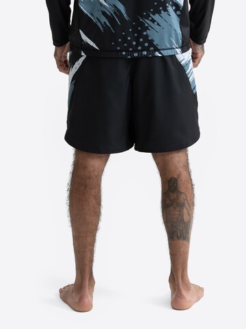 Largi Pantaloni 'Barnby' de la Benlee pe negru