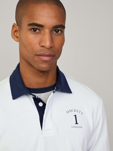 Hackett London Poloshirt 'Heritage Ess Rugby' in Weiß