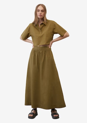 Marc O'Polo DENIM Skirt in Brown: front