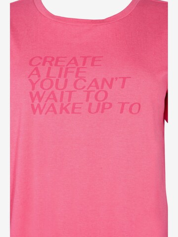 Zizzi - Camiseta 'MCATHRINGE' en rosa