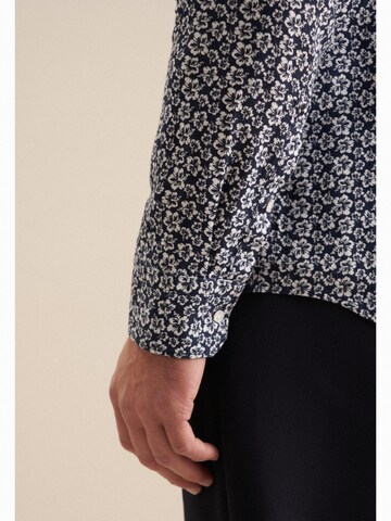 SEIDENSTICKER Slim Fit Hemd in Blau