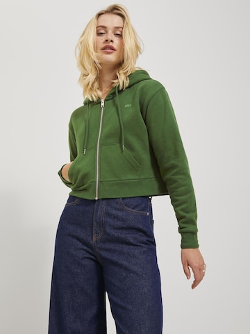 JJXX Sweatvest 'Abbie' in Groen: voorkant