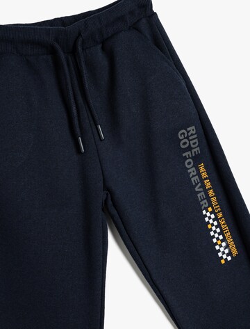 Koton Tapered Trousers in Blue
