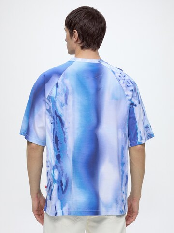 Carlo Colucci T-Shirt in Blau: Rückseite