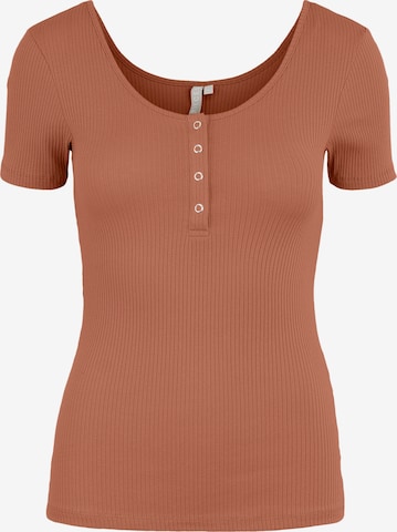 PIECES - Camiseta 'Kitte' en naranja: frente