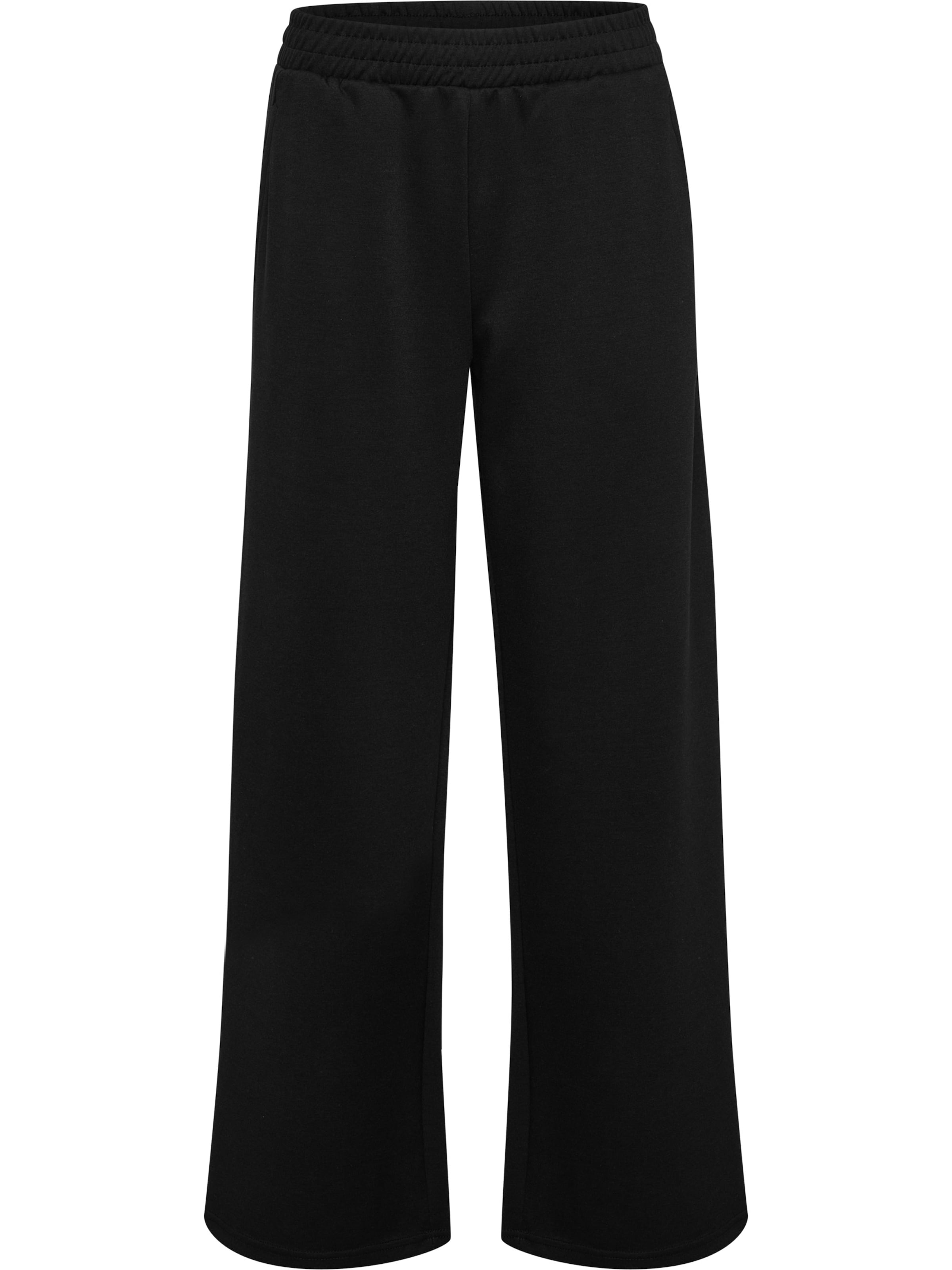 Hummel Loosefit Sportbroek in Zwart: voorkant