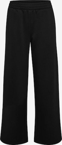 Loosefit Pantalon de sport Hummel en noir : devant